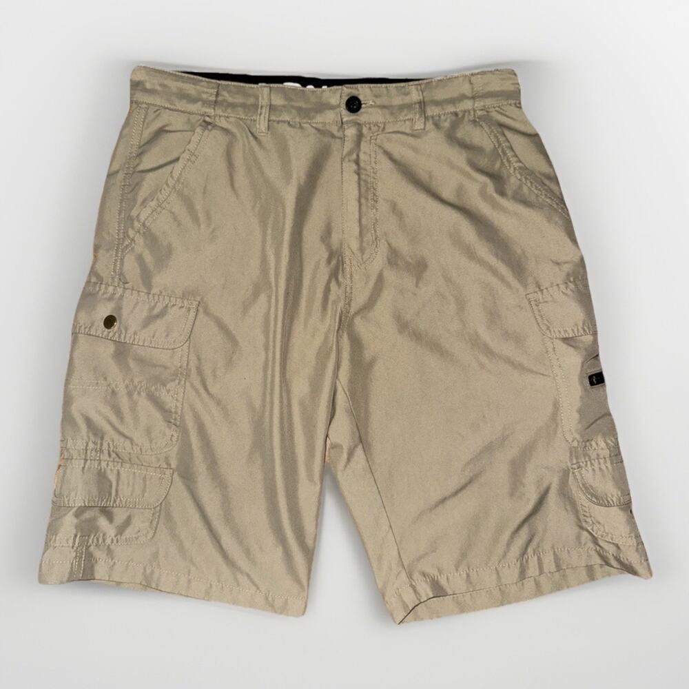 Denali Cargo Shorts Tan 32x14 Outdoors Travel Casual Minimal